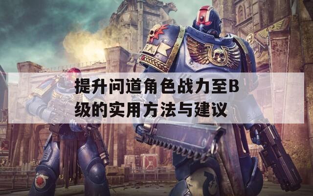 提升问道角色战力至B级的实用方法与建议
