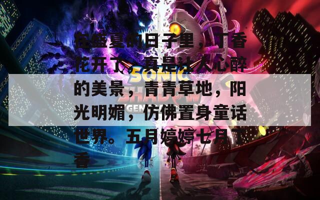 在盛夏的日子里，丁香花开了，真是让人心醉的美景，青青草地，阳光明媚，仿佛置身童话世界。五月婷婷七月丁香