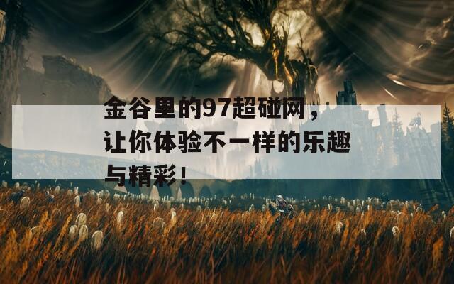 金谷里的97超碰网，让你体验不一样的乐趣与精彩！