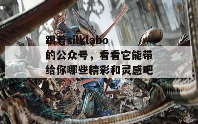 跟着silklabo的公众号，看看它能带给你哪些精彩和灵感吧！