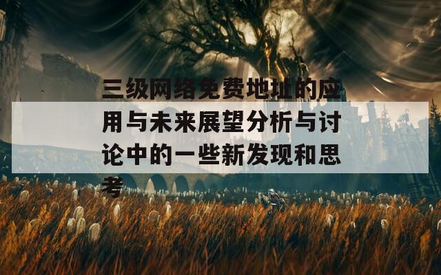 三级网络免费地址的应用与未来展望分析与讨论中的一些新发现和思考