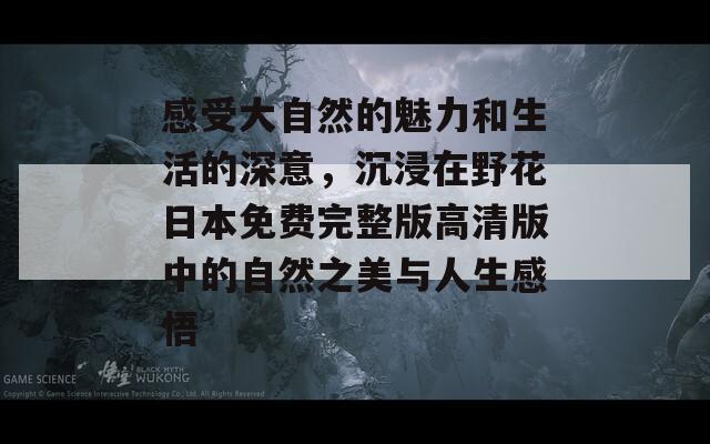 感受大自然的魅力和生活的深意，沉浸在野花日本免费完整版高清版中的自然之美与人生感悟