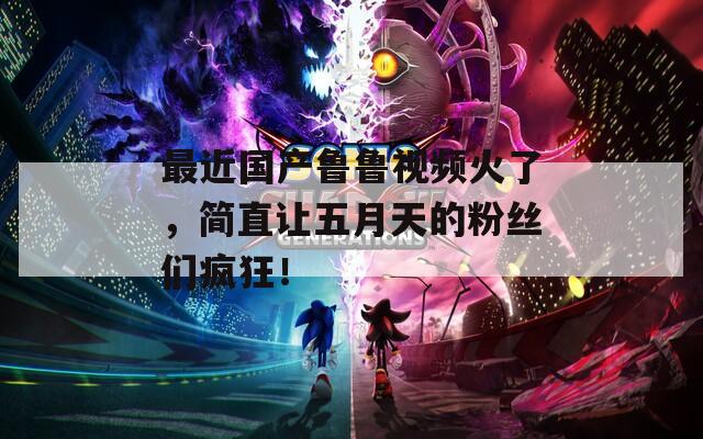 最近国产鲁鲁视频火了，简直让五月天的粉丝们疯狂！