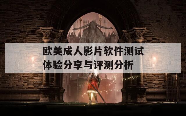 欧美成人影片软件测试体验分享与评测分析