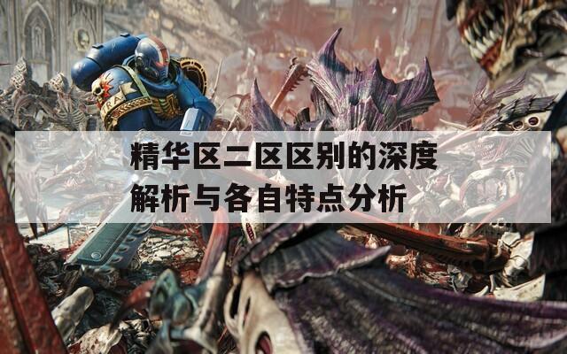 精华区二区区别的深度解析与各自特点分析