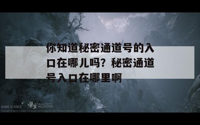 你知道秘密通道号的入口在哪儿吗？秘密通道号入口在哪里啊