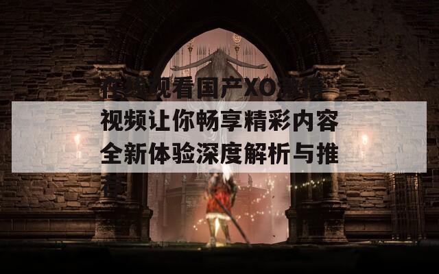 在线观看国产XO激情视频让你畅享精彩内容全新体验深度解析与推荐