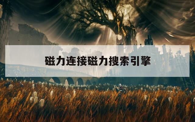 磁力连接磁力搜索引擎