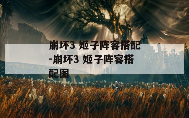 崩坏3 姬子阵容搭配-崩坏3 姬子阵容搭配图