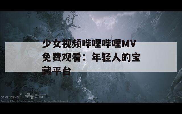 少女视频哔哩哔哩MV免费观看：年轻人的宝藏平台