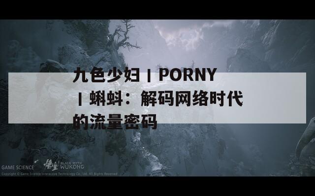 九色少妇丨PORNY丨蝌蚪：解码网络时代的流量密码