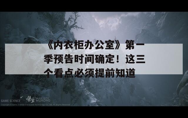 《内衣柜办公室》第一季预告时间确定！这三个看点必须提前知道