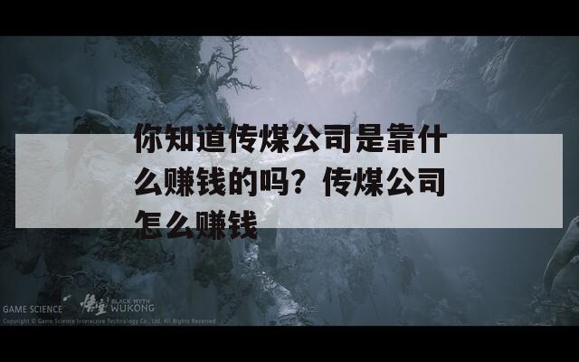 你知道传煤公司是靠什么赚钱的吗？传煤公司怎么赚钱