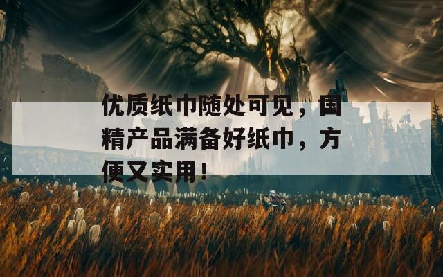 优质纸巾随处可见，国精产品满备好纸巾，方便又实用！