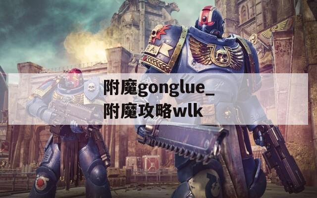 附魔gonglue_附魔攻略wlk