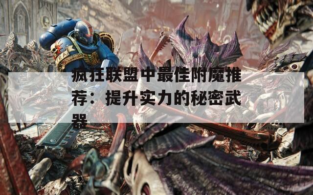 疯狂联盟中最佳附魔推荐：提升实力的秘密武器