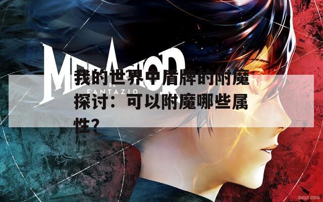 我的世界中盾牌的附魔探讨：可以附魔哪些属性？
