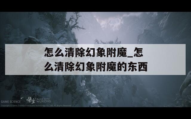 怎么清除幻象附魔_怎么清除幻象附魔的东西