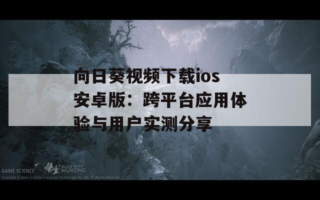 向日葵视频下载ios安卓版：跨平台应用体验与用户实测分享