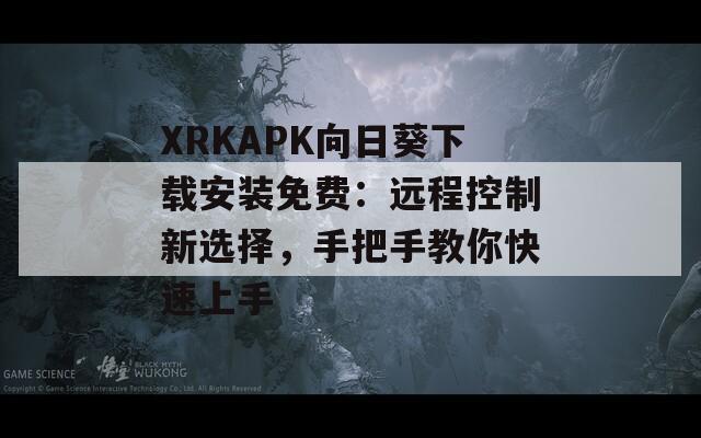 XRKAPK向日葵下载安装免费：远程控制新选择，手把手教你快速上手