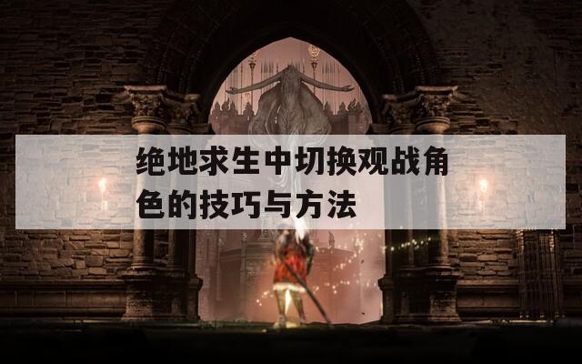 绝地求生中切换观战角色的技巧与方法