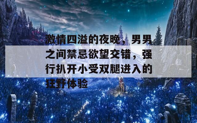 激情四溢的夜晚，男男之间禁忌欲望交错，强行扒开小受双腿进入的狂野体验