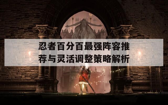 忍者百分百最强阵容推荐与灵活调整策略解析