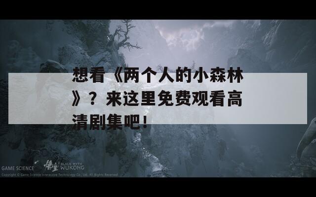 想看《两个人的小森林》？来这里免费观看高清剧集吧！