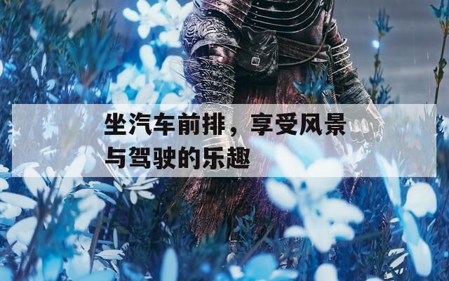 坐汽车前排，享受风景与驾驶的乐趣