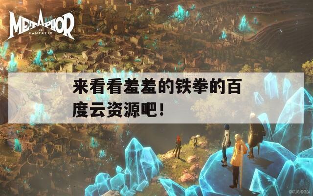 来看看羞羞的铁拳的百度云资源吧！