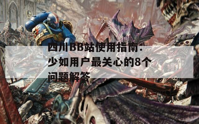 四川BB站使用指南：少如用户最关心的8个问题解答